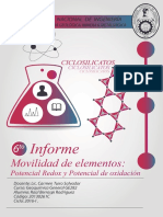 6to Informe geoquímica general UNI 16-I