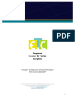 Guía Para La Integración Del Expediente Digital PETC 2016-2017