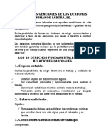 Conceptos Generales de Los Derechos Humanos Laborales