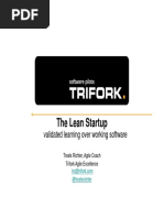 The Lean Startup - Validated Learning Over Working Software