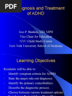 The Diagnosis and Treatment of Adhd