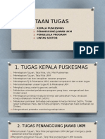 PEMETAAN TUGAS PUSKESMAS