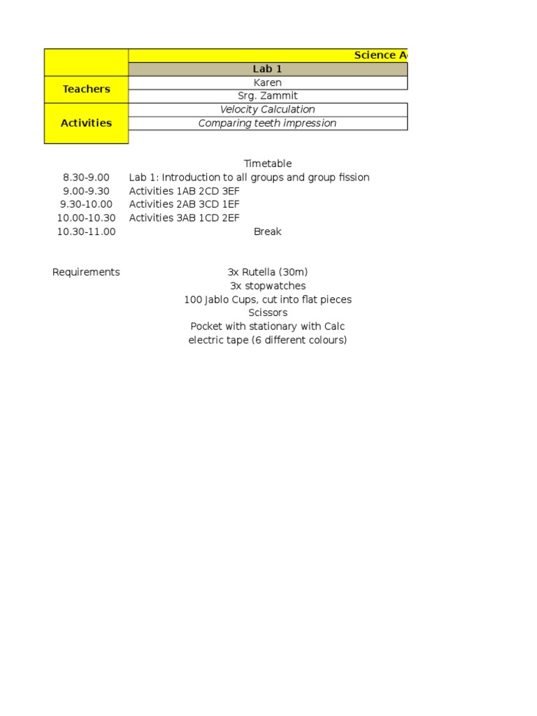 Science Celebration Lab Activities Guide | PDF | Science & Mathematics