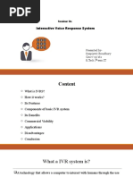 Interactive Voice Response System