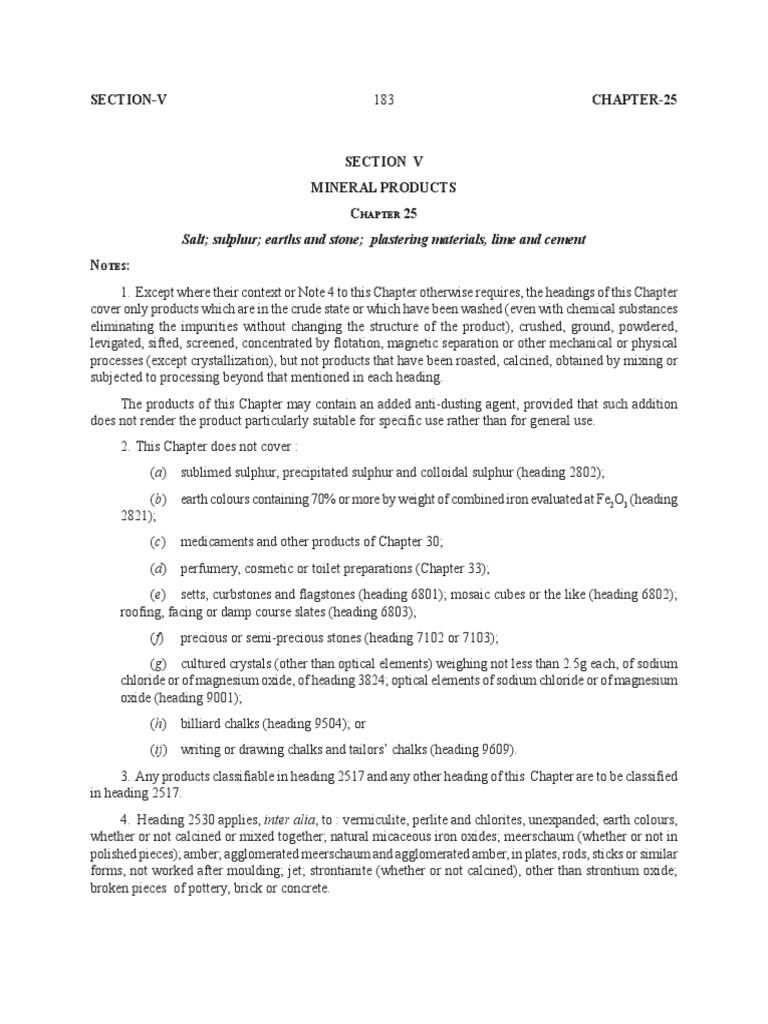 SectionV Chapter25 Salt Sulphur Earths and Stone Plastering