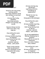 Like A Rose Tagalog Version | PDF