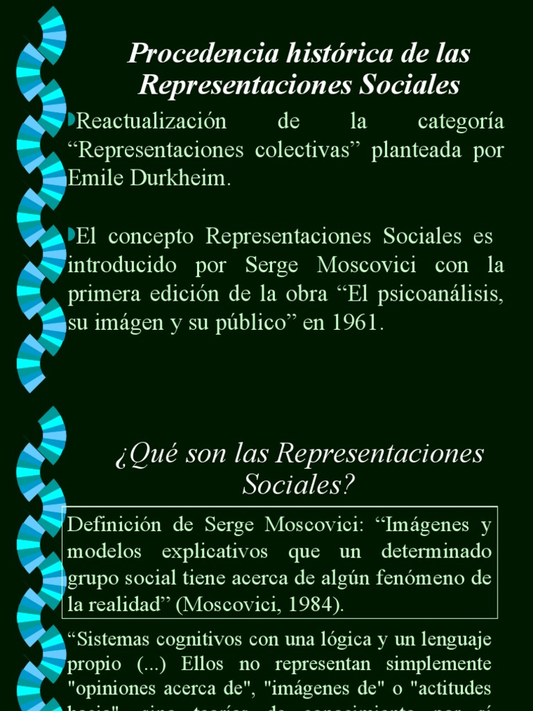 Definición y Funciones de las Representaciones Sociales | PDF ...