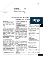 La Contabilidad de Costos y El Registro Contable de Proceso Productivo