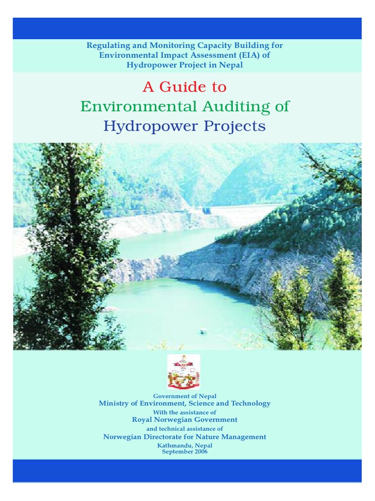A Guide To Environmental Auditing of Hydropower Projects-1 PDF | PDF ...
