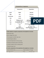 Comparativos Irregulares