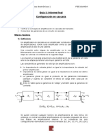 Circuitos electrónicos cascada amplificación