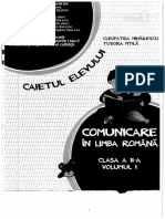 Caiet Elev Clasa 2 Vol 1 Comunicare PDF