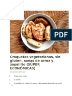 Croquetas Vegetarianas