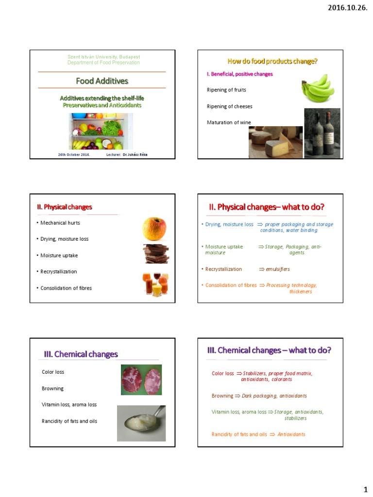 4 Food Add Preservative 2016 PDF Food Preservation Cooking, Food & Wine