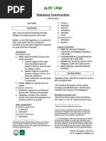 Statutory Construction Reviewer