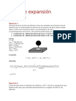 Error de Expansión Termica