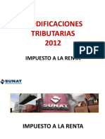 Casuistica-Principales Modificaciones Tributarias Renta PDF