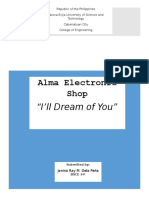 Alma Electronic Shop: "I'll Dream of You"