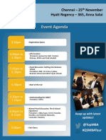 WMT Chennai Event Agenda PDF