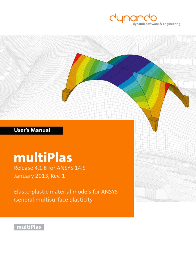 Multiplas Manual 4.1.8 | PDF | Yield (Engineering) | Fracture