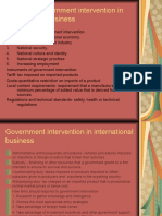 Course 1 Government Intervention in International Business