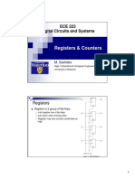 ECE 223 Registers and Counters PDF