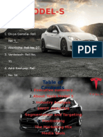Tesla Model-S: Marketing Plan