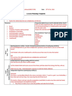 5th lesson plan  the relationship between multiplication nd division  r