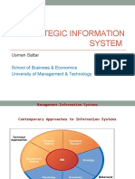 Strategic Information System: Usman Sattar