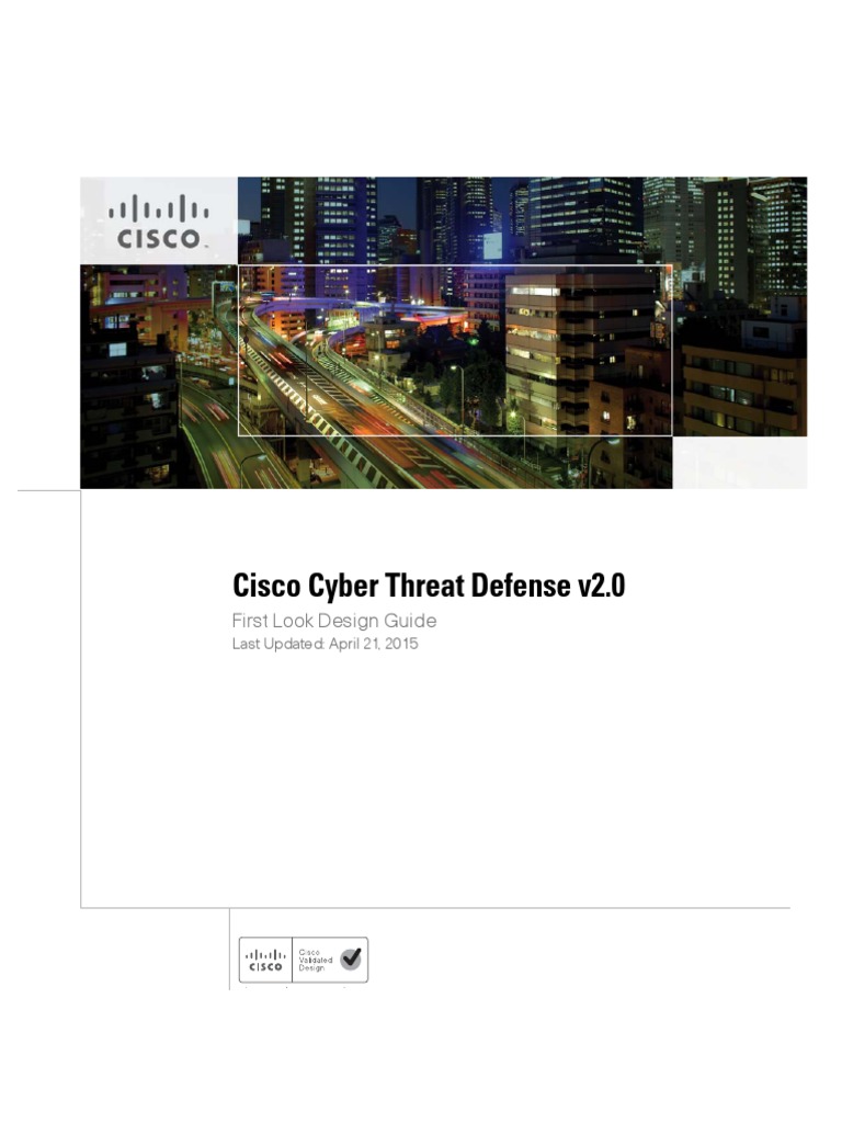 Cisco Cyber Threat Defense v2.0 | PDF | Computer Security | Security