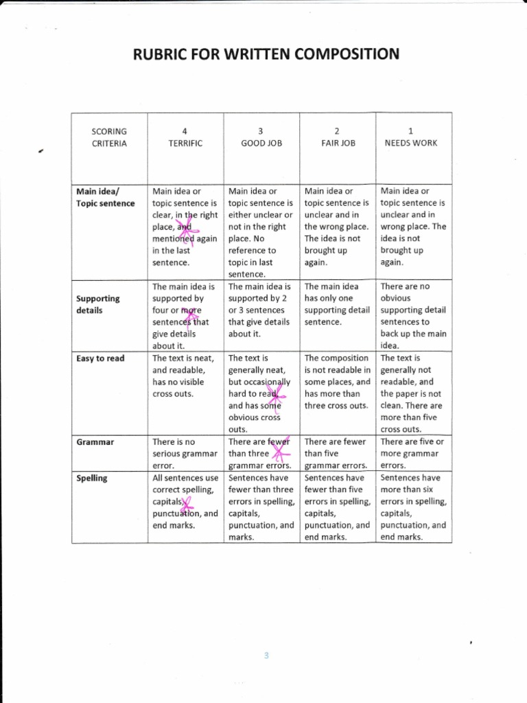 Writing Diagnostic Test 3 PDF