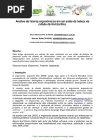 2010 Analise Ergonomia Salao Beleza