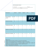 Matriz de Evaluación