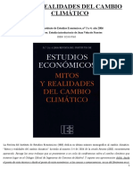 Mitos y realidades del cambio climatico