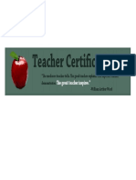 Teacher Certification Options