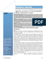 4. Diagnostic Accuracy of Ultrasonography