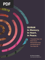 Quran Memorisation (Bilal Memon)