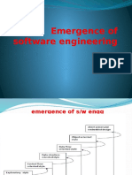 Emergence of Software Engg