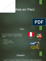 Desastres en Perú