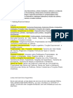 Listas de Exercícios Sugeridos