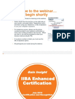 Enhanced Certification Program Webinar July 2016