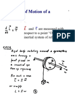 Ph-213 Chapter-11 Equation of Motion for a Rigid Body