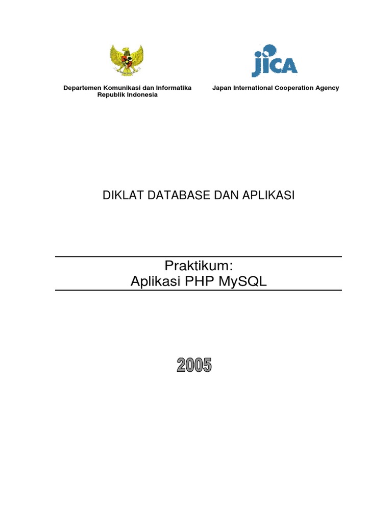 Modul Praktikum - PHP MySQL PDF | PDF | Php | Basis data