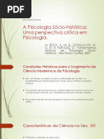 A Psi Socio-Historico Uma Pespectiva Critica Em Psicologia