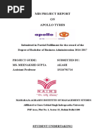 Mis Project Report ON Apollo Tyres