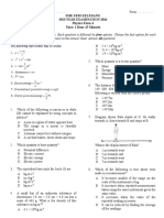 This Paper Consists of 50 Questions. Each Question Is Followed by Four Options. Choose The Best Option For Each Question Then Blacken The Correct Space On The Answer Sheet. Answer All Questions