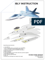 Build F-22 Raptor Paper Plane
