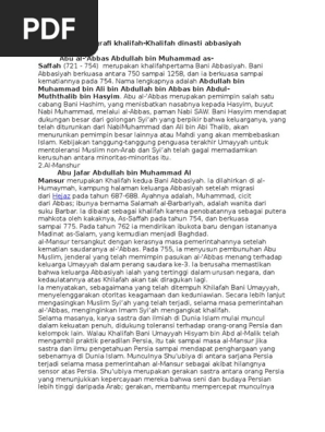 Dinasti Abbasiyah 2 Pdf