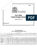 Draft 2017 City of Peterborough Capital Budget