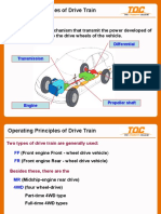 Operating Principles of Drive Train